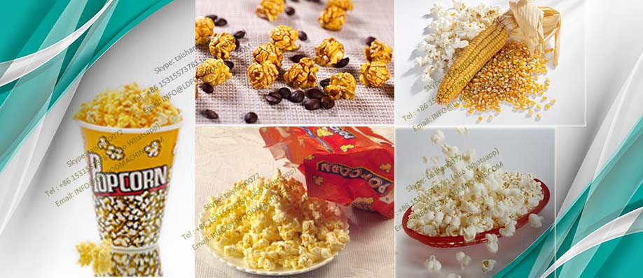 Auto Cheap Gourmet Caramel Popcorn Grain Popping machinery