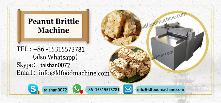 High quality Peanut Brittle candy make Production Line MueLDi Protein Granola Enerable Snack Bar machinery