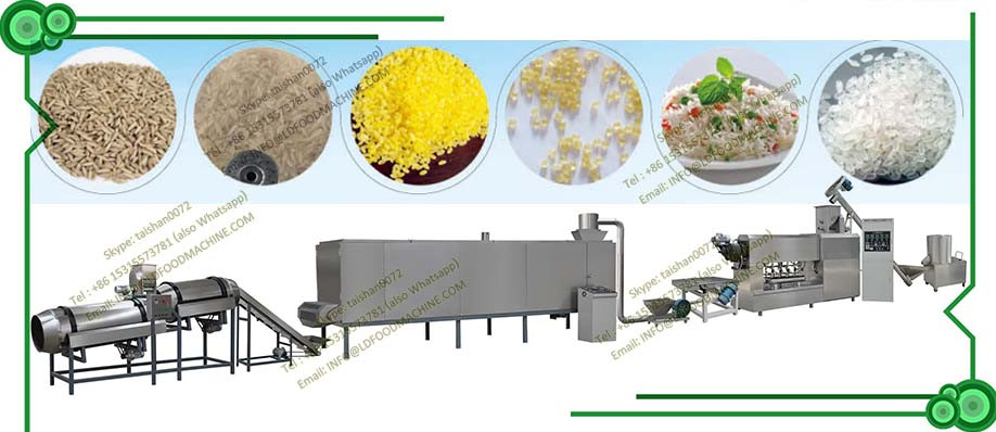 Engineers available to service  overseas automatic artificial rice processing line