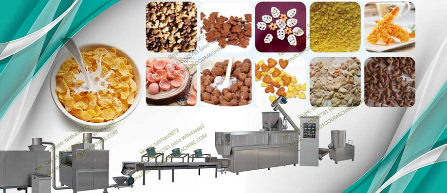 Puffed snacks breakfast cereal food make machinery