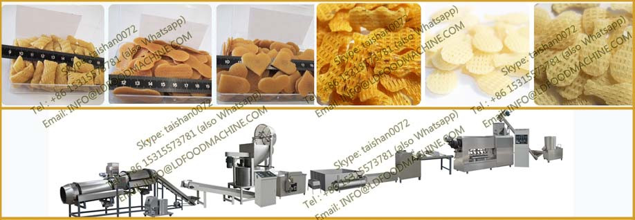 Stainless Steel Fried Wheat Flour Pellet Extruding & Frying Production Line