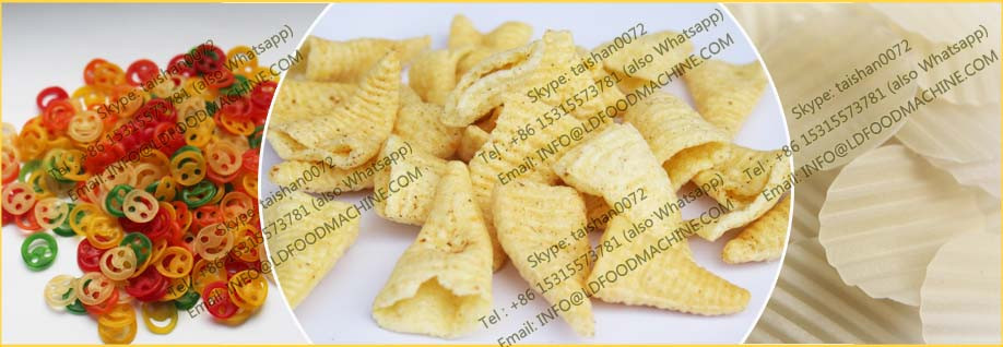Fully Automatic Fried Corn Starch Pellet Extruding & Frying Production Line