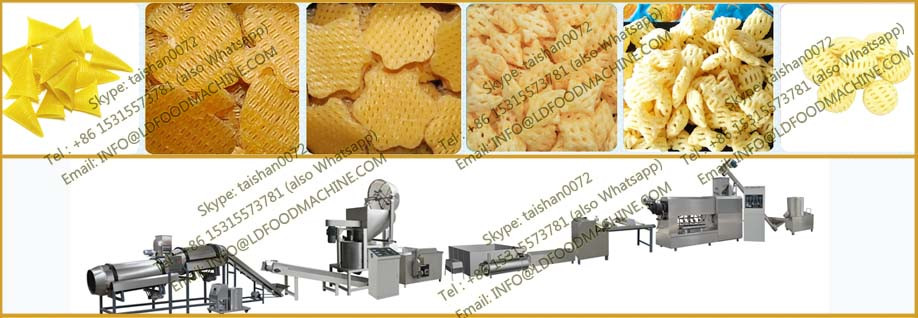 Fully Automatic Fried Corn Starch Pellet Extruding & Frying Production Line