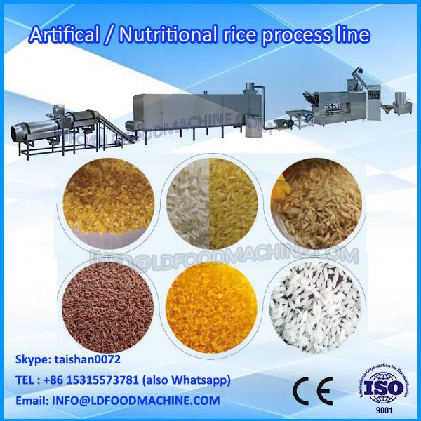linha de processamento de arroz extrudido / linha de product de arroz de nutrition #1 image