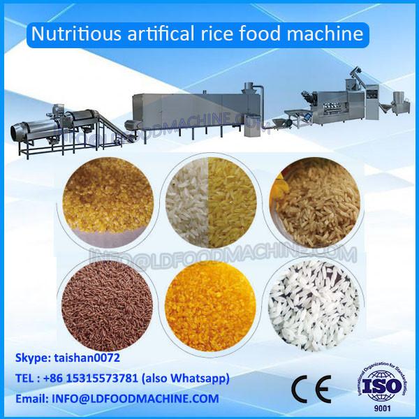 240kg / h artificiais / enriquecidos / nutritivos / arroz proteico fazem maquinas #1 image