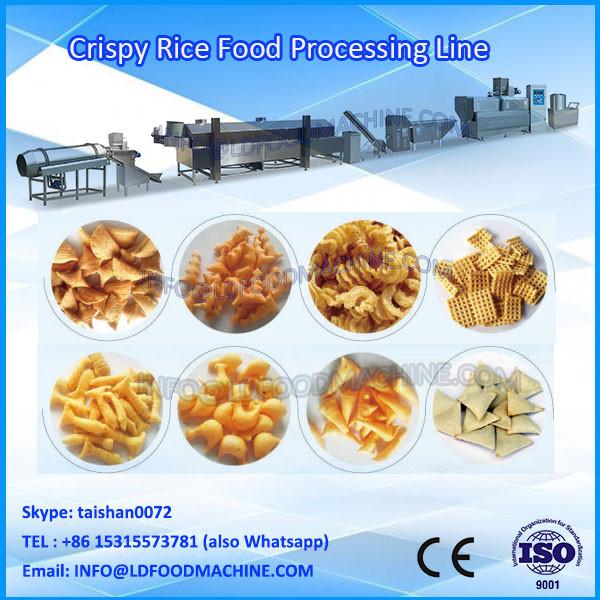 Automatic Fried Sala Ball Bebidas de trigo Food Bugle Chips plant #1 image