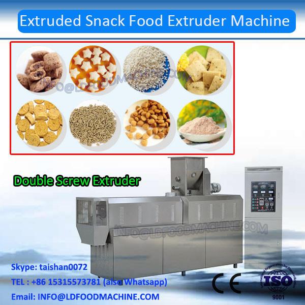 high quaLDiy corn snack extruder/double screw extruder machinery for snack #1 image