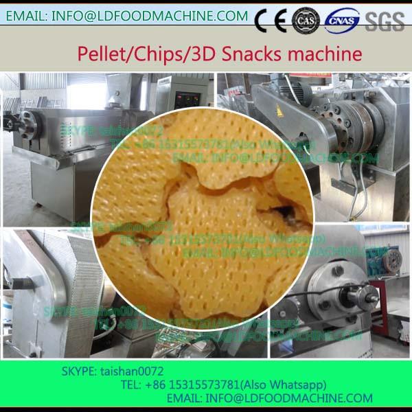 Crisp Extruded Fry Wheat Corn Farure Pellet 3D Snacks maker #1 image